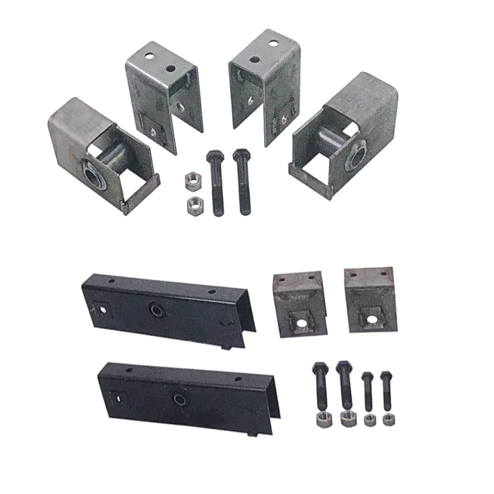 10K Tandem Axle Hanger Kit - 2-1/2" Slipper Springs