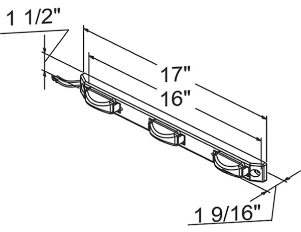17" Rectangle ID Bar