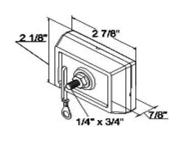 Stud Mount Marker Light - Red