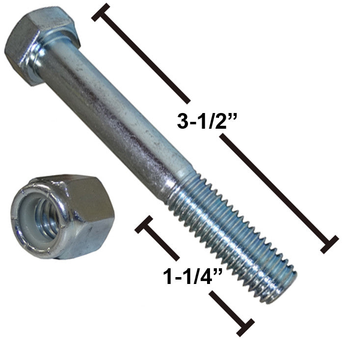 7/16"Spring Retainer Bolt - Slipper Equalizer – Tedson Trailer Parts