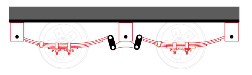 3.5K Double Eye 4 Leaf Spring